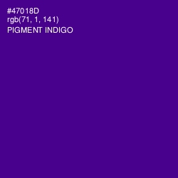 #47018D - Pigment Indigo Color Image